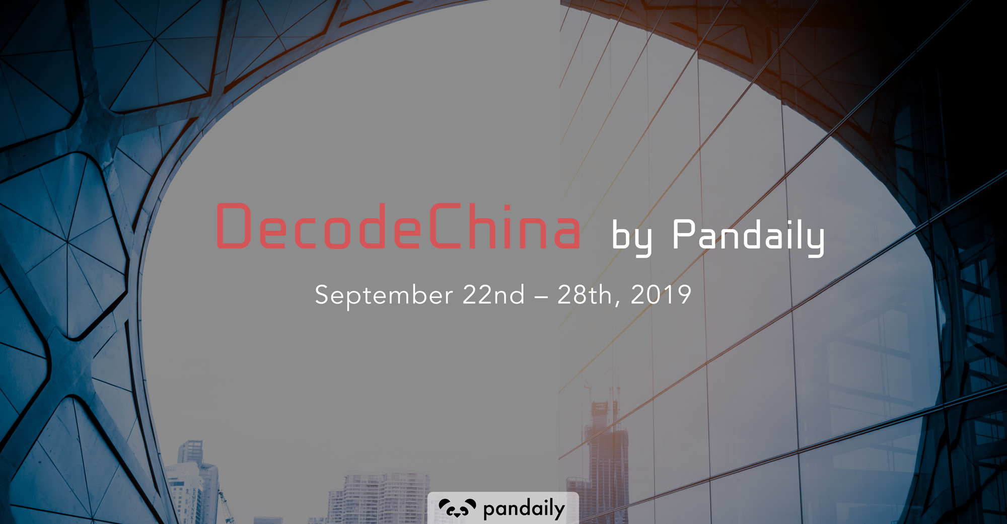 Save the Date for a One-week Immersion into China’s Tech Scene – September 22 – 28th, 2019